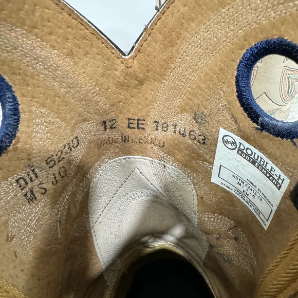 Men’s Double H Caiman Chocolate Boots - Picture 5 of 10